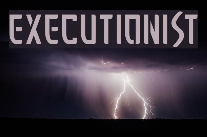 Executionist Font examples