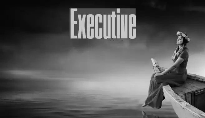 Executive Font examples