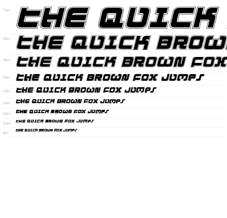 Exedore College Italic Waterfall