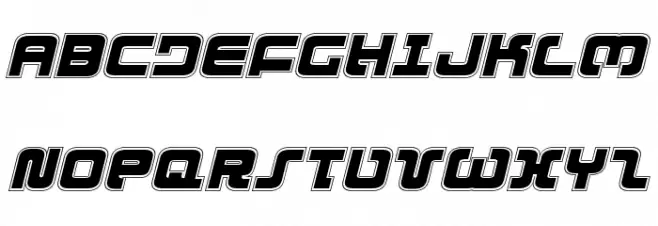 Exedore College Italic Font LOWERCASE