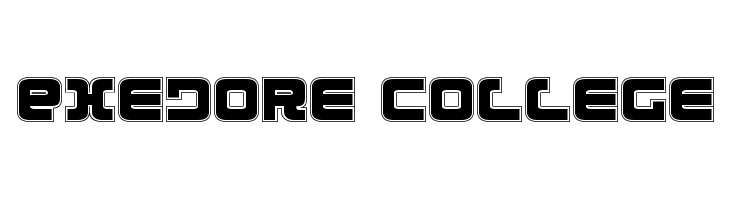 Exedore College  Descarca Fonturi Gratis