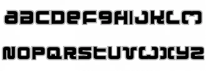 Exedore College Schriftart Groß