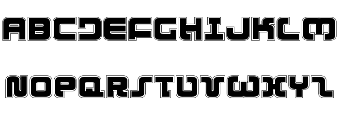 Exedore College Font LOWERCASE