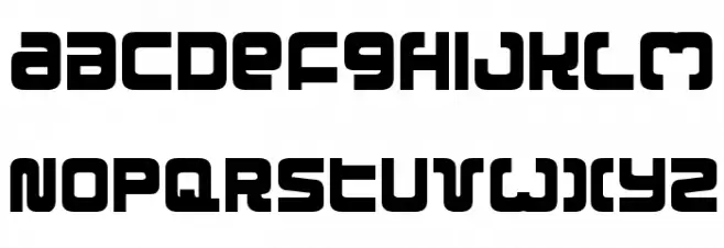 Exedore Condensed خط أحرف كبيرة