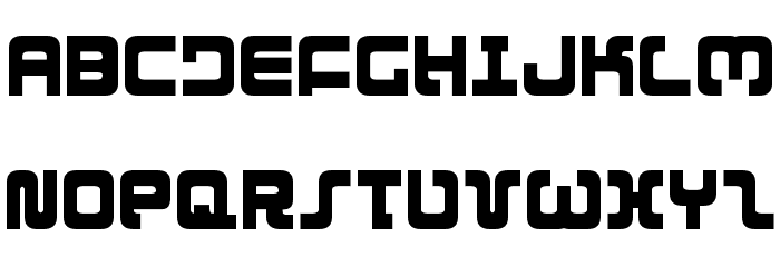 Exedore Condensed Font LOWERCASE