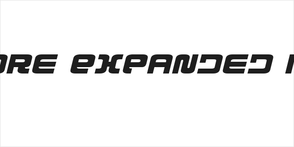 Exedore Expanded Italic Logo