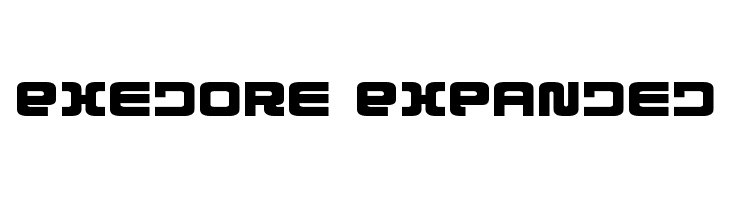 Exedore Expanded  Descarca Fonturi Gratis