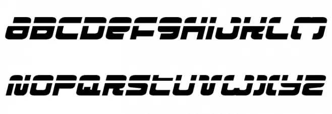 Exedore Laser Italic Fuentes MAYÚSCULAS
