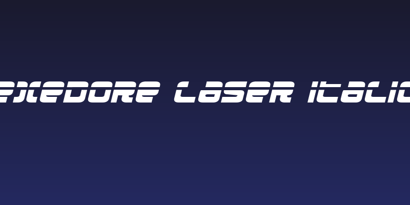 Exedore Laser Italic Social Header