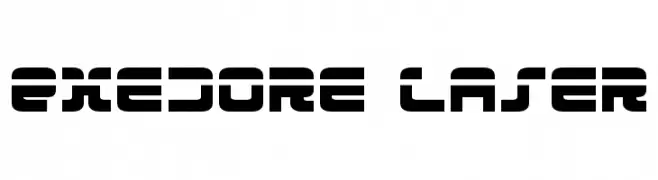 Exedore Laser  Descarca Fonturi Gratis