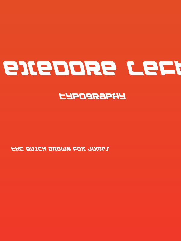 Exedore Leftalic Poster