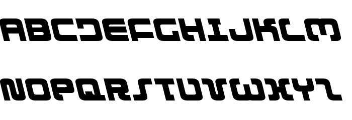 Exedore Leftalic Font Litere mici