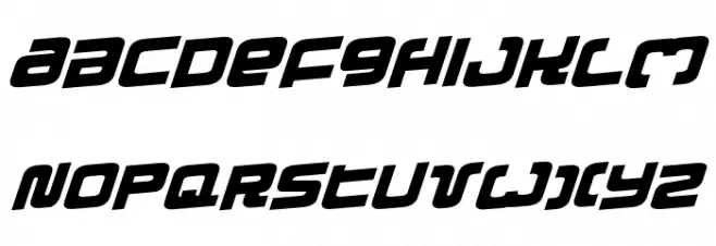 Exedore Rotalic Font Litere mari