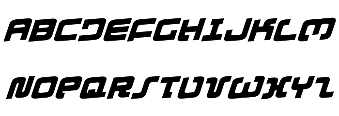 Exedore Rotalic Schriftart Kleinbuchstaben