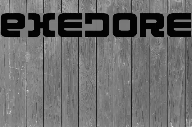 Exedore Font examples