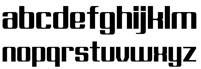 Exellent Font LOWERCASE