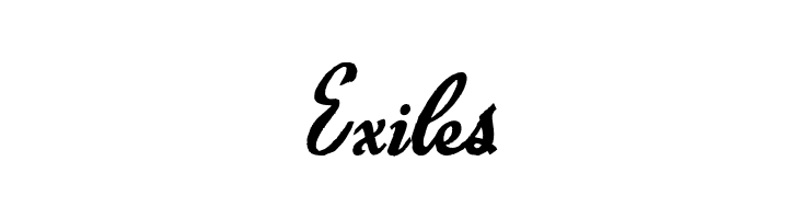 Exiles  नि: शुल्क फ़ॉन्ट्स डाउनलोड