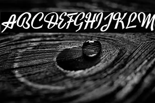 Exiles Font examples