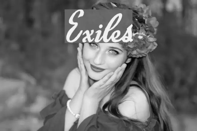 Exiles Font examples