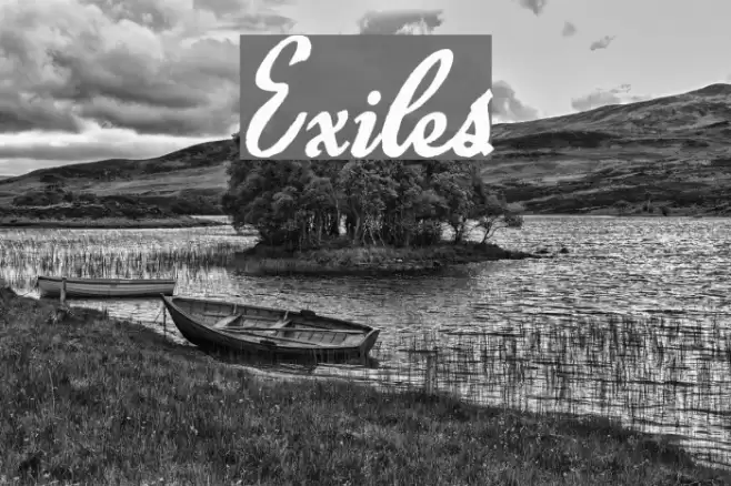 Exiles Font examples