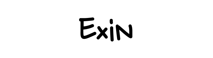 Exin  Fuentes Gratis Descargar