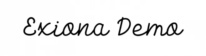 Exiona Demo  font caratteri gratis