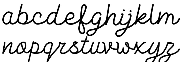Exiona Demo Font LOWERCASE