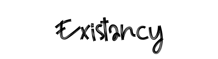 Existancy  baixar fontes gratis