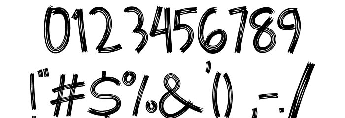 Existancy Font OTHER CHARS
