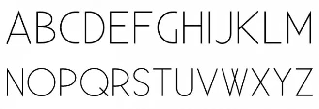 Existence-Light Polices MAJUSCULES