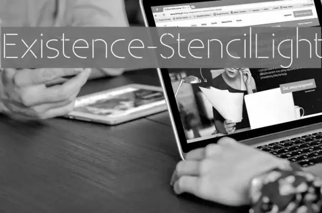 Existence-StencilLight Example 3