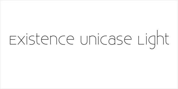 Existence Unicase Light Logo