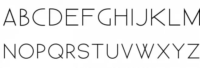 Existence-UnicaseLight Polices MAJUSCULES