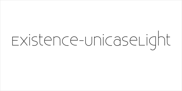 Existence-UnicaseLight Logo