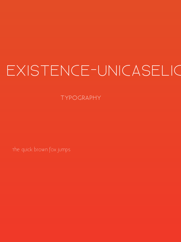 Existence-UnicaseLight Poster