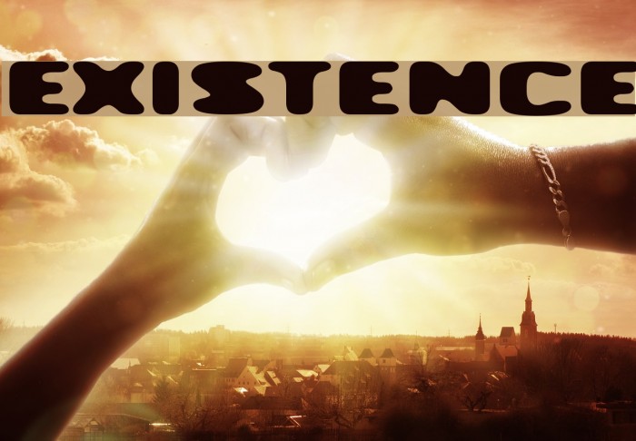 Existence Font examples