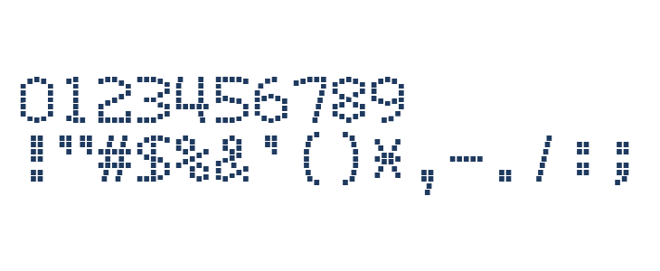 Exit font [for a film] Other Characters