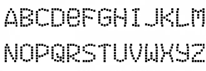 Exit font [for a film] Fuentes MAYÚSCULAS