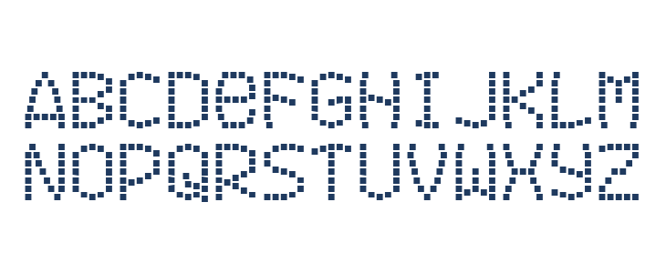 Exit font [for a film] Lowercase