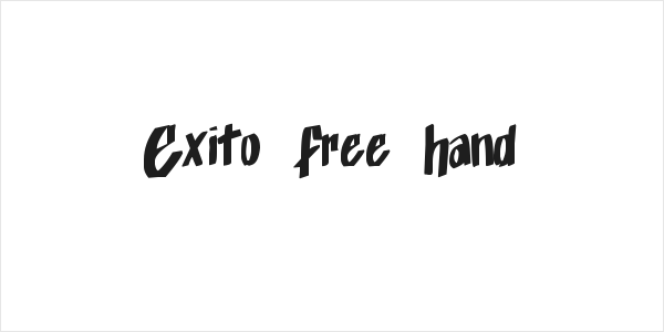 Exito_Free_Hand Logo
