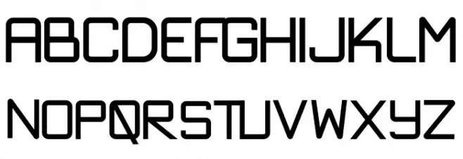 Exninja Bold Шрифта ВЕРХНИЙ