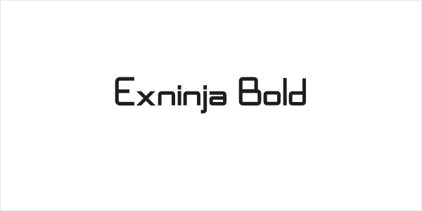 Exninja Bold Logo