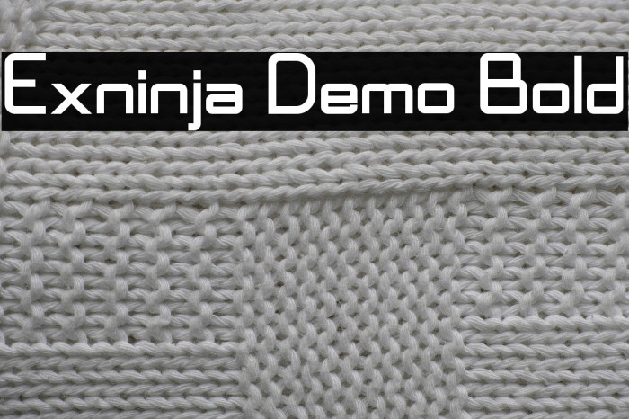 Exninja Demo Bold Example 1