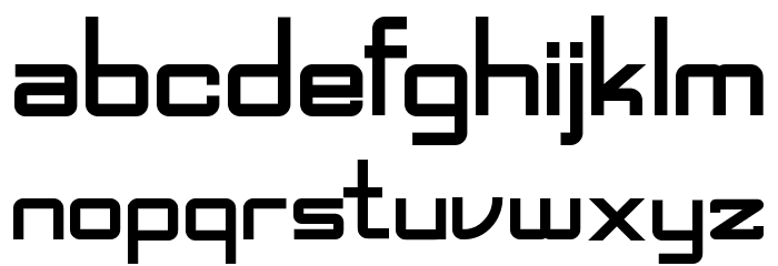 Exninja Demo Bold Font LOWERCASE