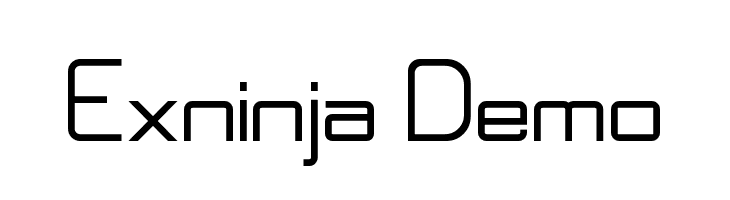 Exninja Demo  لخطوط تنزيل