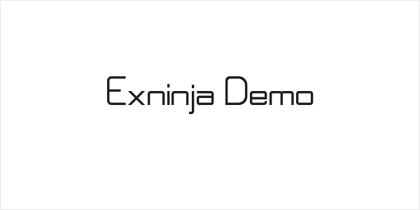 Exninja Demo Logo