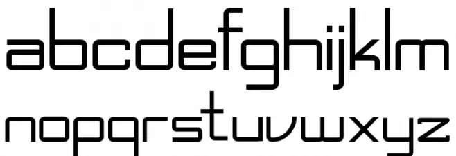 Exninja Demo Шрифта строчной