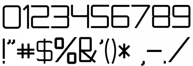 Exninja Font OTHER CHARS