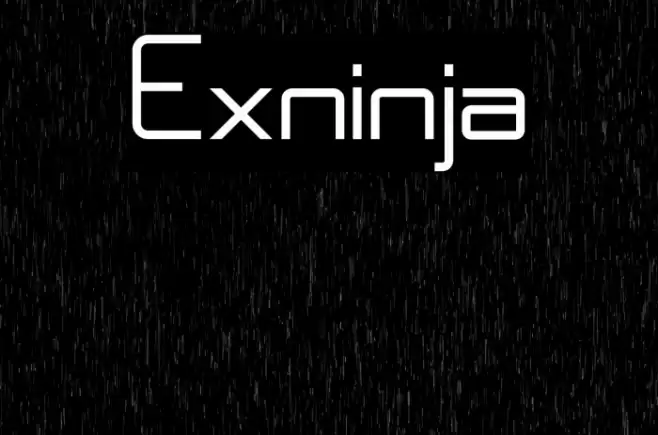 Exninja Font examples