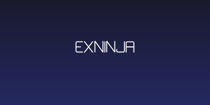 Exninja Social Header